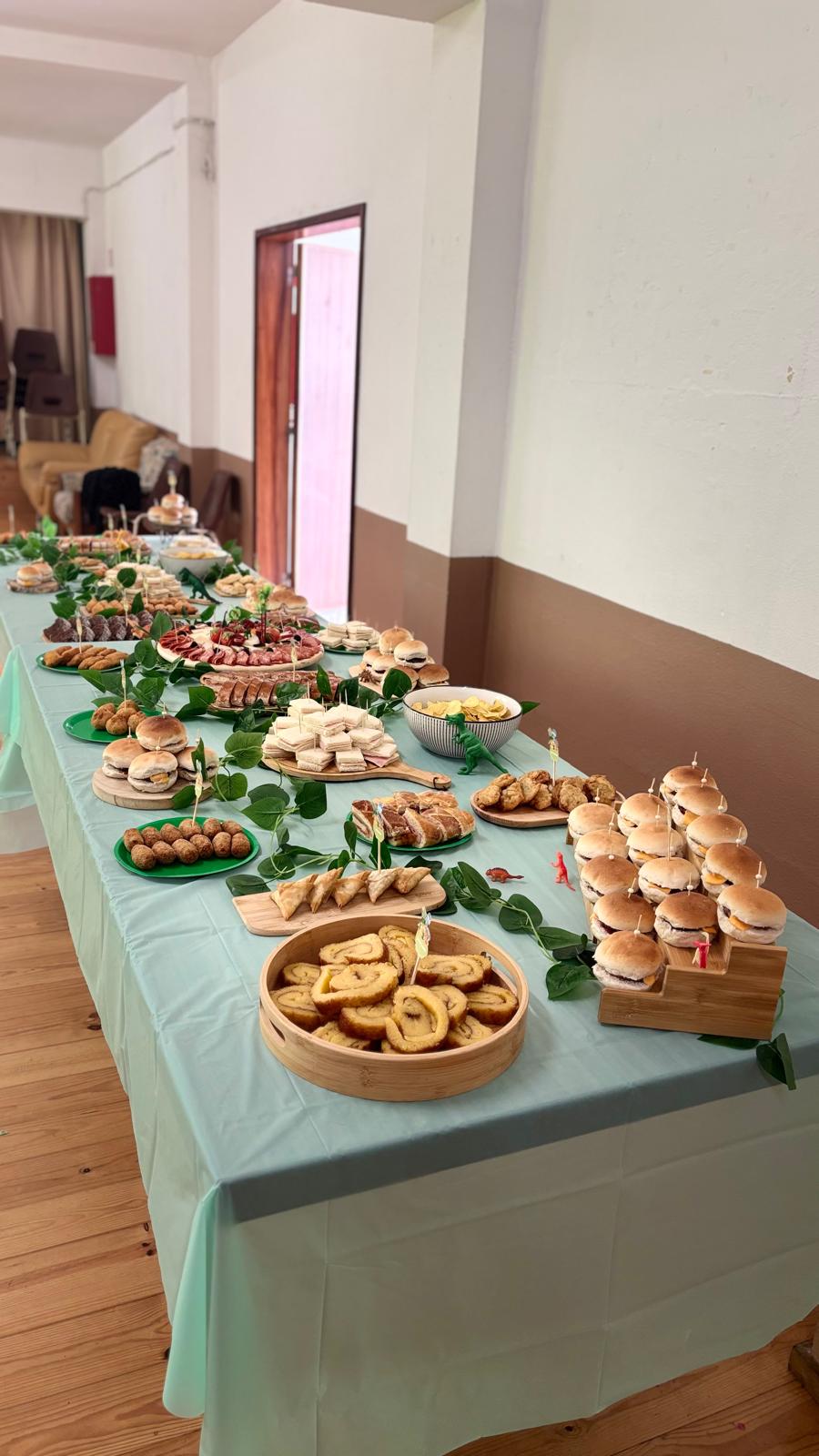 Mesa buffet temática